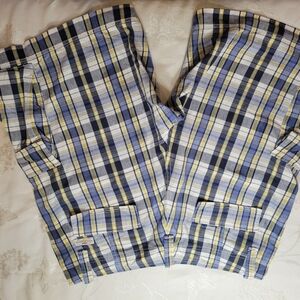 Polo by Ralph Lauren Men's Cargo Shorts - Blue, Yellow, Black Plaid